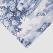 Toile du Jouy Blue Faux French  薄葉紙 (詳細)