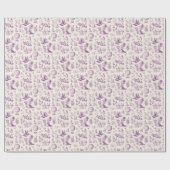 Toile du jouy wrapping paper ラッピングペーパー (フラット)