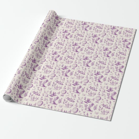 Toile du jouy wrapping paper ラッピングペーパー (アンロールド)