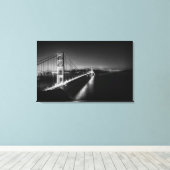 Toile Golden Gate Bridge San Francisco キャンバスプリント (インサイチュ (ウッドフロア))