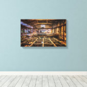 Toile hall industriel キャンバスプリント (インサイチュ (ウッドフロア))