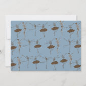 Toile Halloween Gothicスケルトン詳細情報 招待状 (裏面)