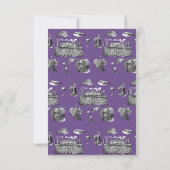 Toile & Krightnessの結婚Directions Card 出欠カード (裏面)