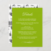 Toile & Krightnessの詳細結婚エンクロージャ 出欠カード (正面/裏面)