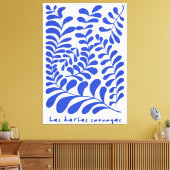 Toile Les herbes sauvages, style Matisse キャンバスプリント (インサイチュ (リビング))