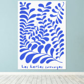 Toile Les herbes sauvages, style Matisse キャンバスプリント (インサイチュ (ウッドフロア))