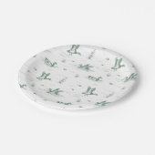 Toile Mallard Duck Gender Neutral ペーパープレート (アングル)