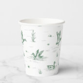 Toile Mallard Duck Gender Neutral 紙コップ (裏面)