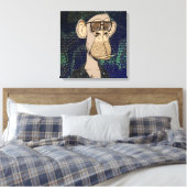 Toile NFT monkey キャンバスプリント (インサイチュ (寝室))