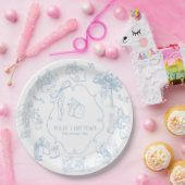 Toile Peter the Rabbit Beatrix Baby Shower ペーパープレート (パーティー)