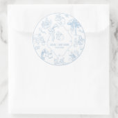 Toile Peter the Rabbit Beatrix Baby Shower ラウンドシール (バッグ)