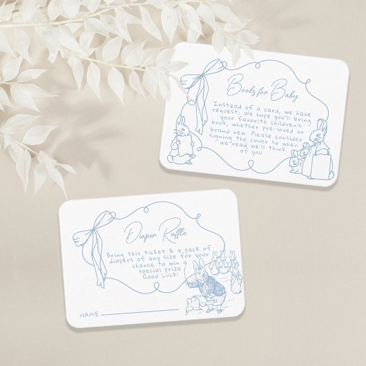 Toile Peter the Rabbit Beatrix Baby Shower Books エンクロージャーカード