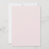 Toile Pink Coquette Bow Bridal Shower 招待状 (裏面)