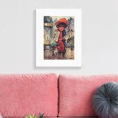 Toile Poulbot au journal キャンバスプリント (インサイチュ (リビング))