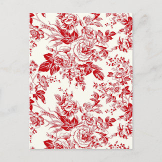 Toile Roses ポストカード
