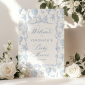 Toile Safariエアバルーンベビーシャワーへようこそ ポスター