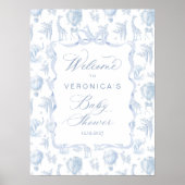 Toile Safariエアバルーンベビーシャワーへようこそ ポスター (正面)