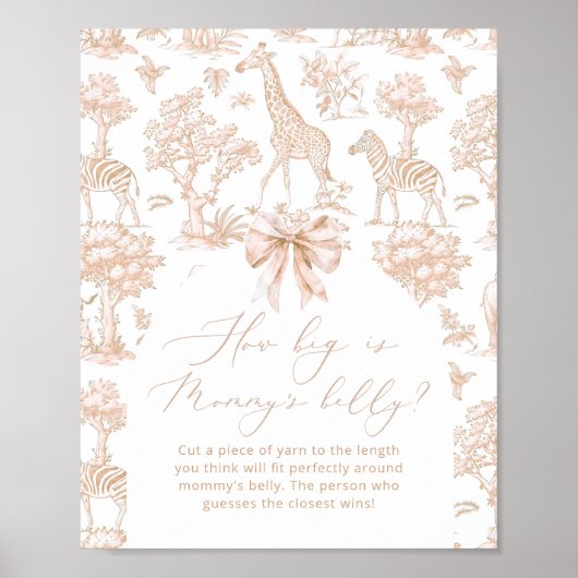 Toile Safariママのベリーゲームの大きさ ポスター (正面)