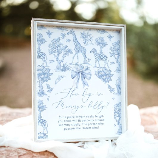 Toile Safariママのベリーゲームの大きさ ポスター