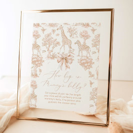 Toile Safariママのベリーゲームの大きさ ポスター