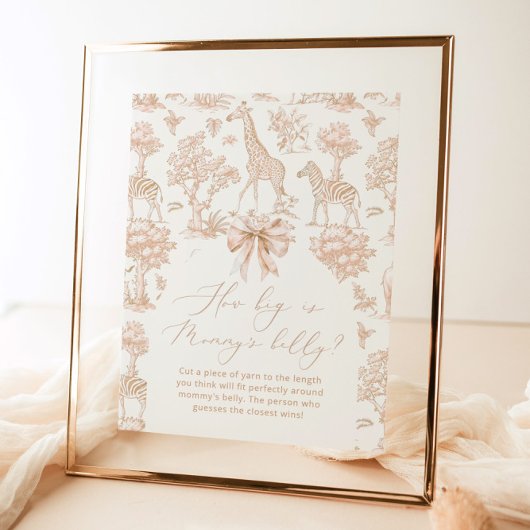 Toile Safariママのベリーゲームの大きさ ポスター