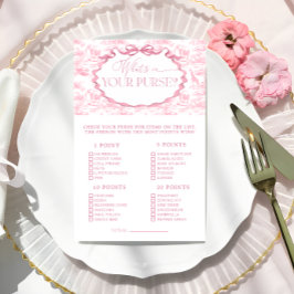 Toile Safari Whatsあなたの財布の赤ちゃんシャワーゲーム