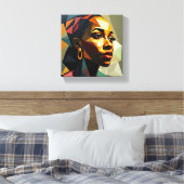 Toile Tableau Deco (Silhoette de Paix ) キャンバスプリント (インサイチュ (寝室))