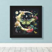 Toile tendue -  Papillon de nuit キャンバスプリント (インサイチュ (ウッドフロア))