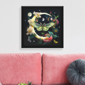 Toile tendue -  Papillon de nuit キャンバスプリント (インサイチュ (リビング))