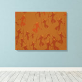 Toile tendue Peinture rupestre tassili préhistoire キャンバスプリント (インサイチュ (ウッドフロア))