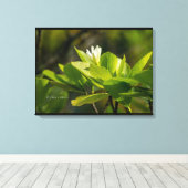 Toile "Tiare Tahiti" photographie Itata'e Hoho'a  キャンバスプリント (インサイチュ (ウッドフロア))