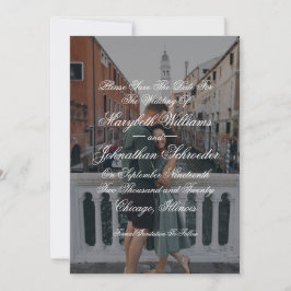 Toile & Writhic Save The Date Photo Card セーブザデート