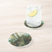 Toilers of the Sea by Edouard Manet,ヴィンテージ・アート コースター (側面)