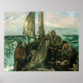 Toilers of the Sea by Edouard Manet,ヴィンテージ・アート ポスター (正面)