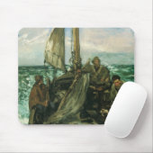 Toilers of the Sea by Edouard Manet,ヴィンテージ・アート マウスパッド (マウス)