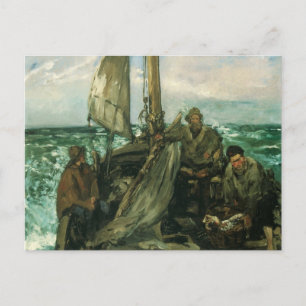 Toilers of the Sea by Edouard Manet, Vintage Art ポストカード