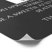 TOILET BATHROOM RULES ポスター (角)