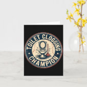 Toilet Clogging Chamon  カード (黄色い花)