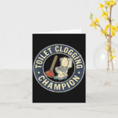 Toilet Clogging Chamon  カード (黄色い花)