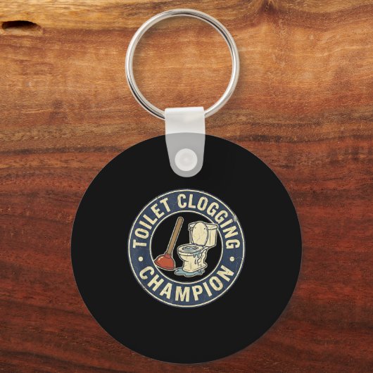 Toilet Clogging Chamon  キーホルダー (正面)