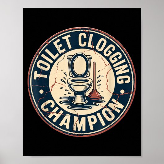 Toilet Clogging Chamon ポスター (正面)