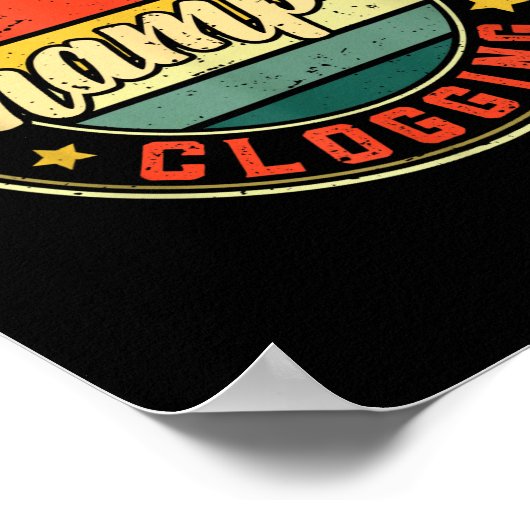 Toilet Clogging Chamon  ポスター (角)