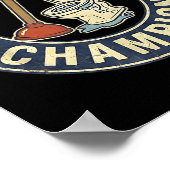 Toilet Clogging Chamon  ポスター (角)