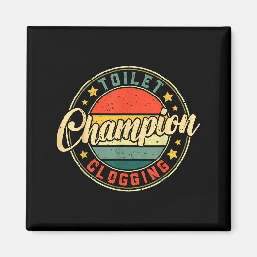 Toilet Clogging Chamon  マグネット (正面)