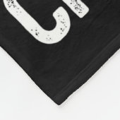 Toilet Clogging Chamon Funny Graphic Toilet Cloggi フリースブランケット (角)