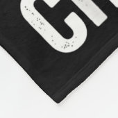 Toilet Clogging Chamon Funny Toilet Clogger Quote  フリースブランケット (角)