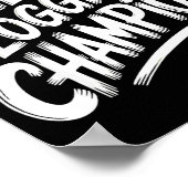 Toilet Clogging Chamon Graphic Toilet Clogging Cha ポスター (角)