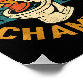 Toilet Clogging Chamon Tee Funny Meme ポスター (角)