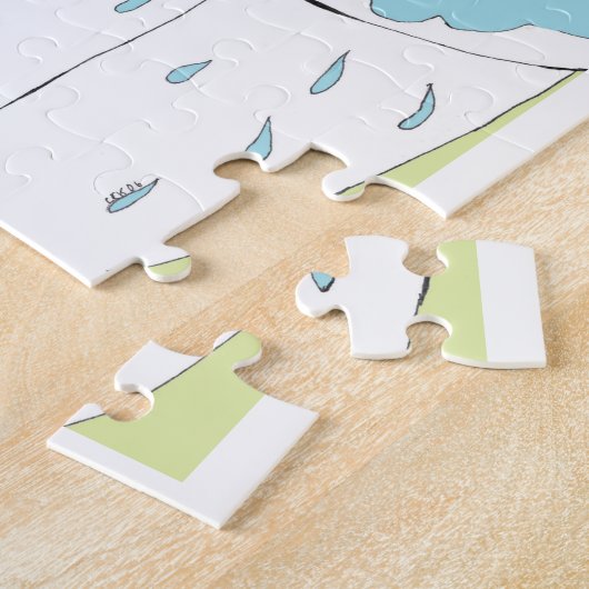 toilet dog ジグソーパズル (側面)