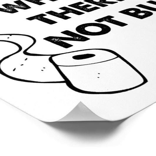 Toilet Paper Ads Funny Poster ポスター (角)